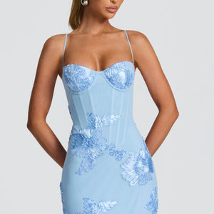 Flower-decorated Evening Dress High-end Banquet Elegant Slimming Jovera Joyce