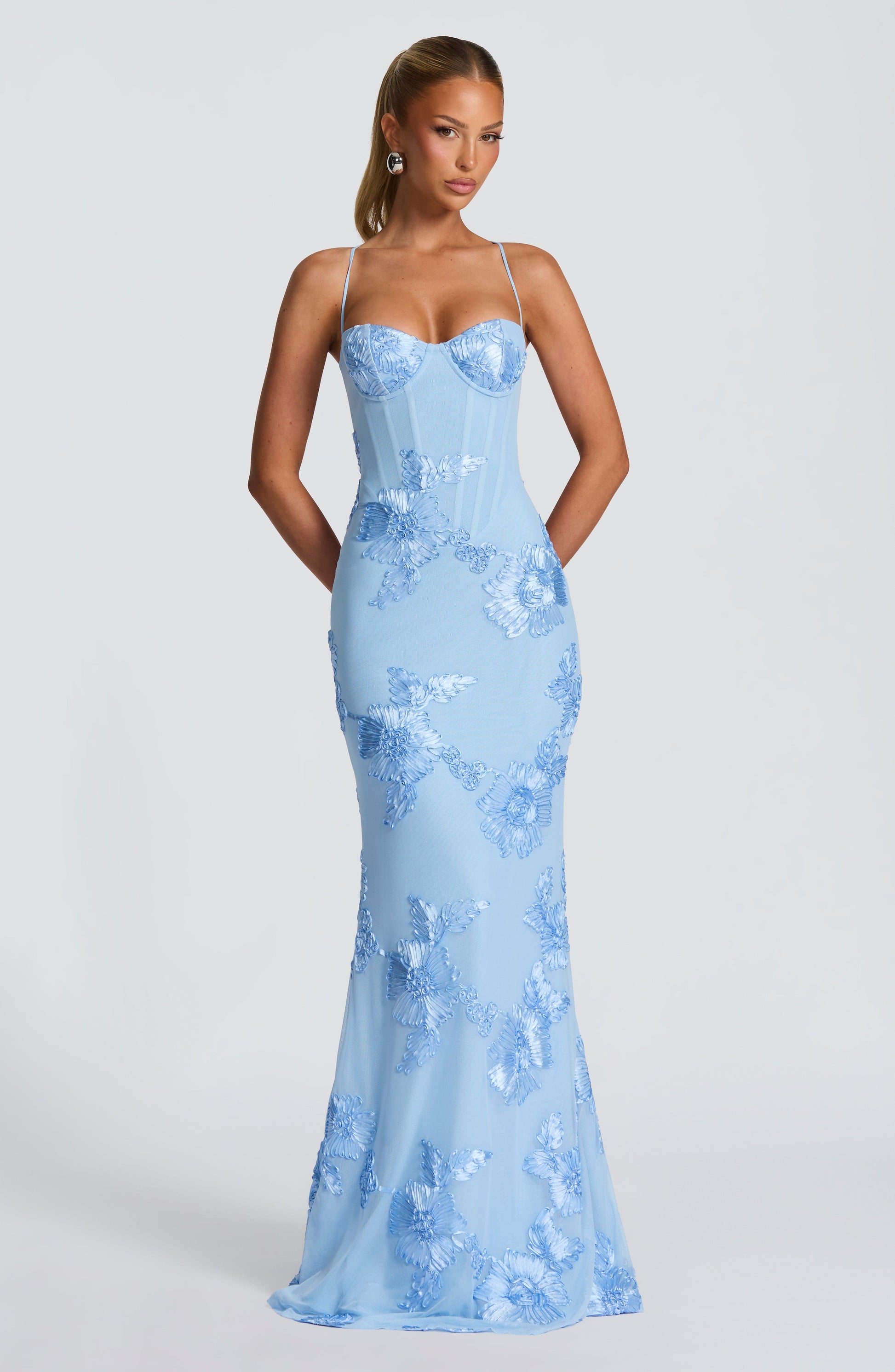 Flower-decorated Evening Dress High-end Banquet Elegant Slimming Jovera Joyce