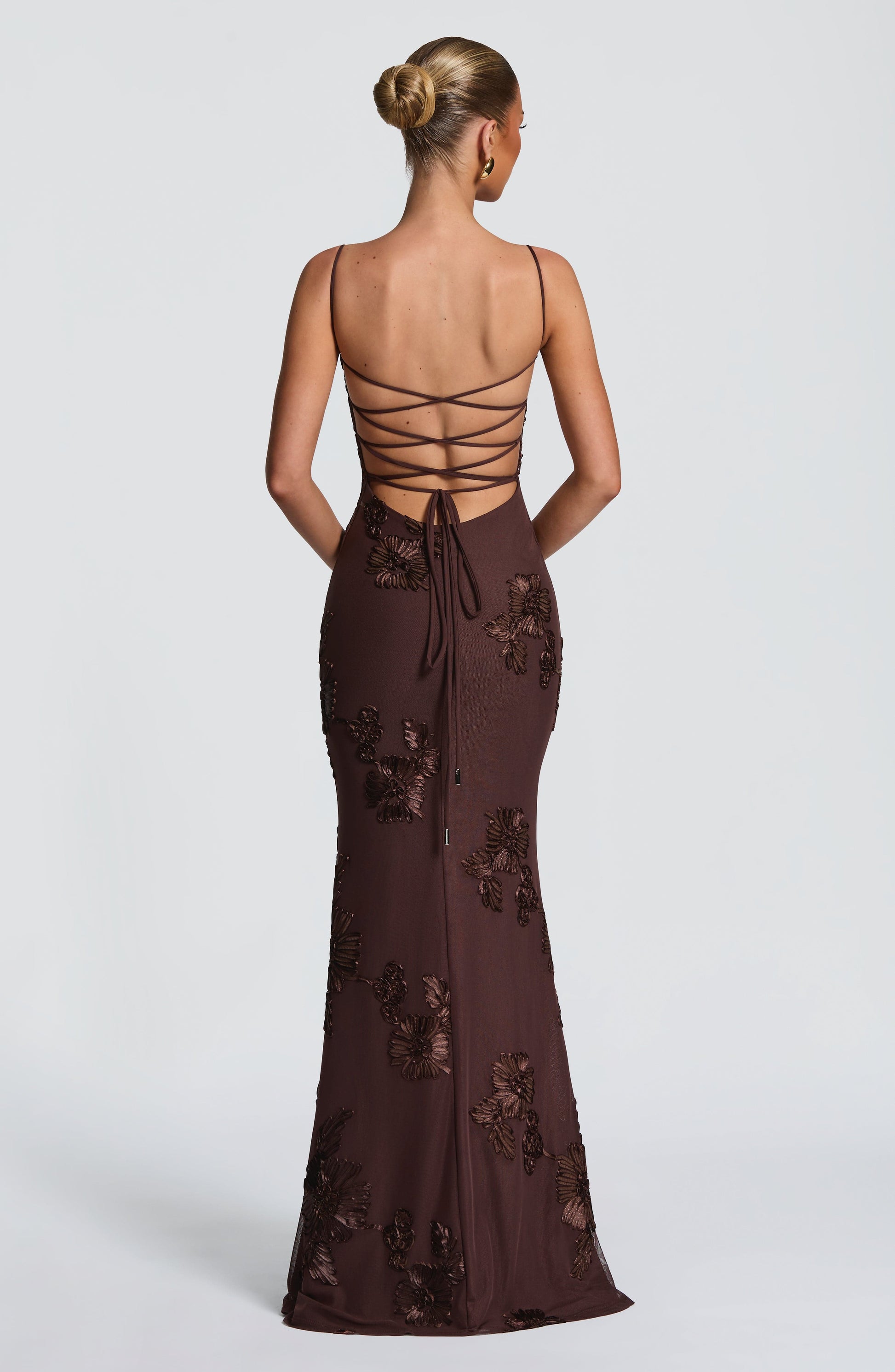 Flower-decorated Evening Dress High-end Banquet Elegant Slimming Jovera Joyce