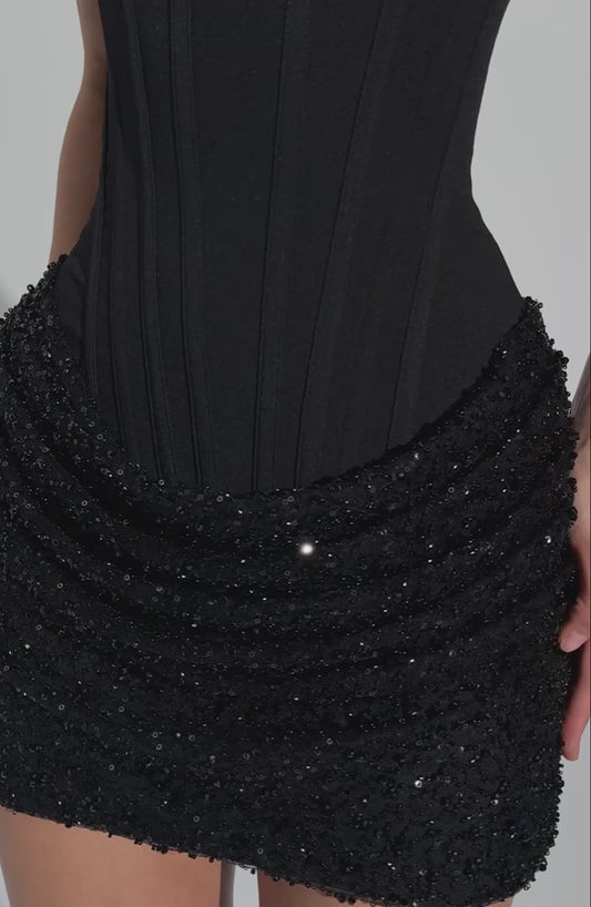 Etoile Sculpted Corset Mini Dress