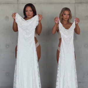 Francis Lace A-Line Maxi Dress