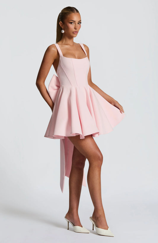 Solid Color Square Collar Sling Dress Women Jovera Joyce