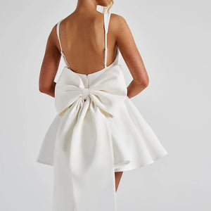 Solid Color Square Collar Sling Dress Women Jovera Joyce