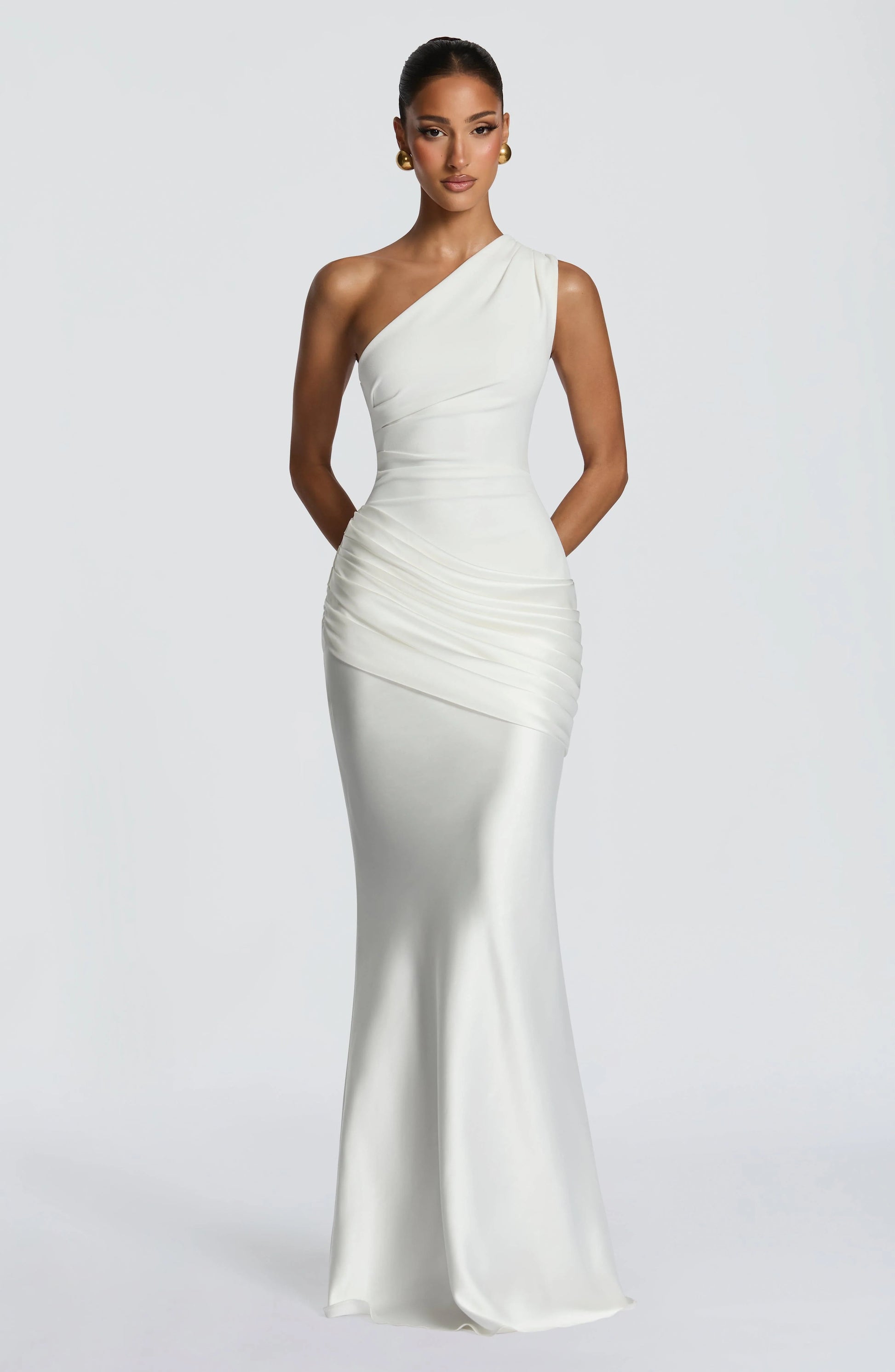 Elegant Womens Long One-Shoulder Dress Jovera Joyce