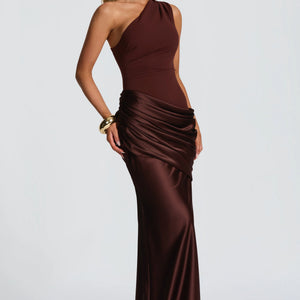 Elegant Womens Long One-Shoulder Dress Jovera Joyce