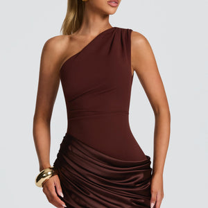 Elegant Womens Long One-Shoulder Dress Jovera Joyce