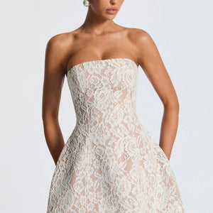Summer New Lace Tube Dress Women Jovera Joyce