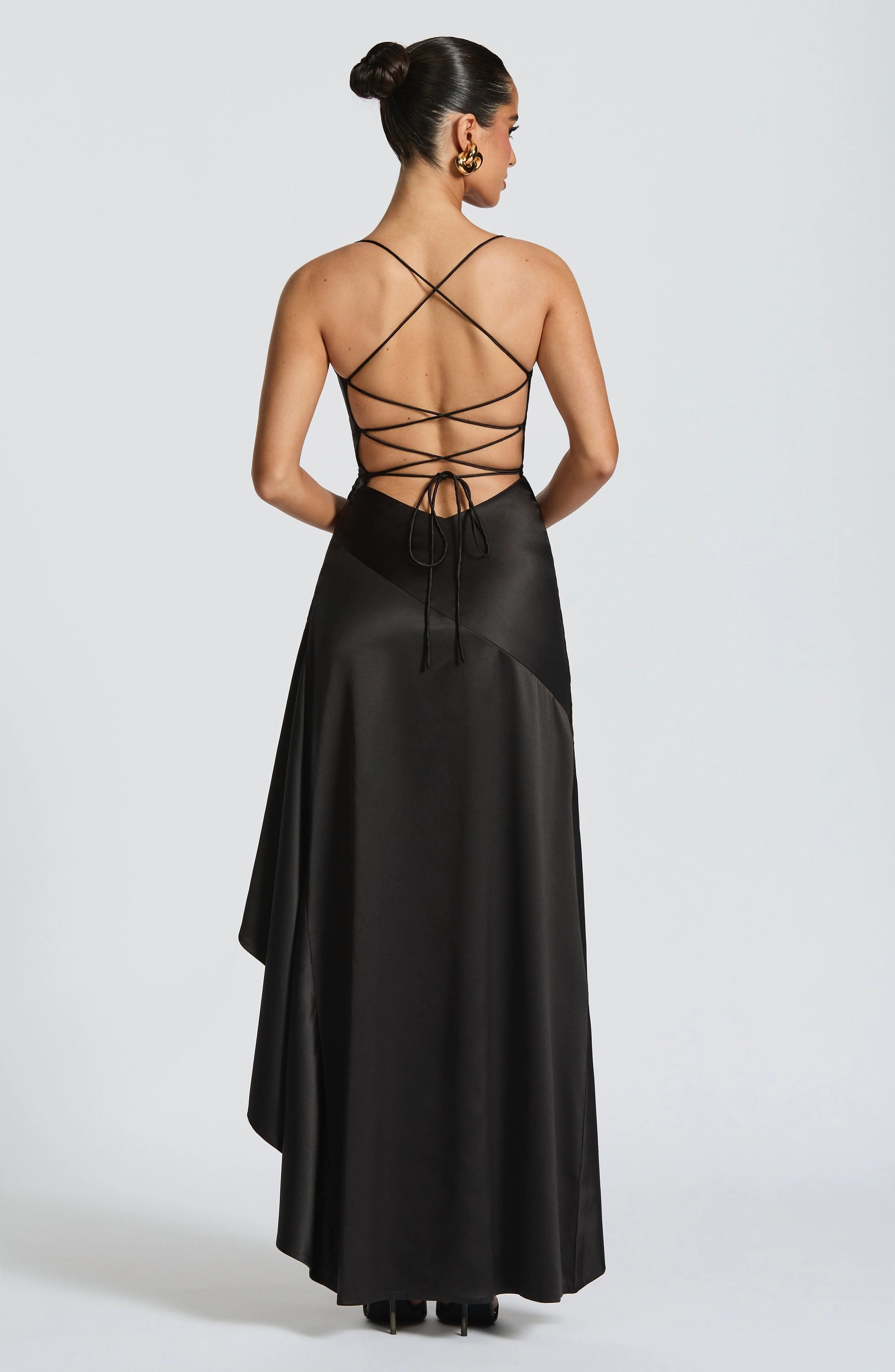 Women's Backless Ruffles Irregular Dress Summer Fashion Evening Party Club Split Suspender Maxi Dresses Clothing Jovera Joyce