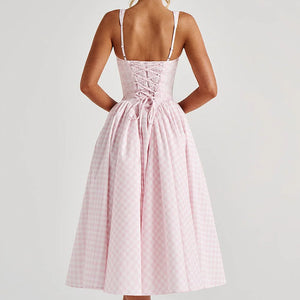 Elegant And Fashionable Printed French-style Slip Dress Jovera Joyce