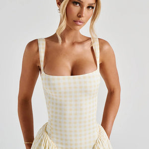 Elegant And Fashionable Printed French-style Slip Dress Jovera Joyce