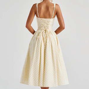 Elegant And Fashionable Printed French-style Slip Dress Jovera Joyce