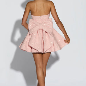 European And American-style Bow-tied Halter Dress Jovera Joyce