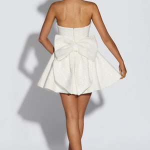 European And American-style Bow-tied Halter Dress Jovera Joyce